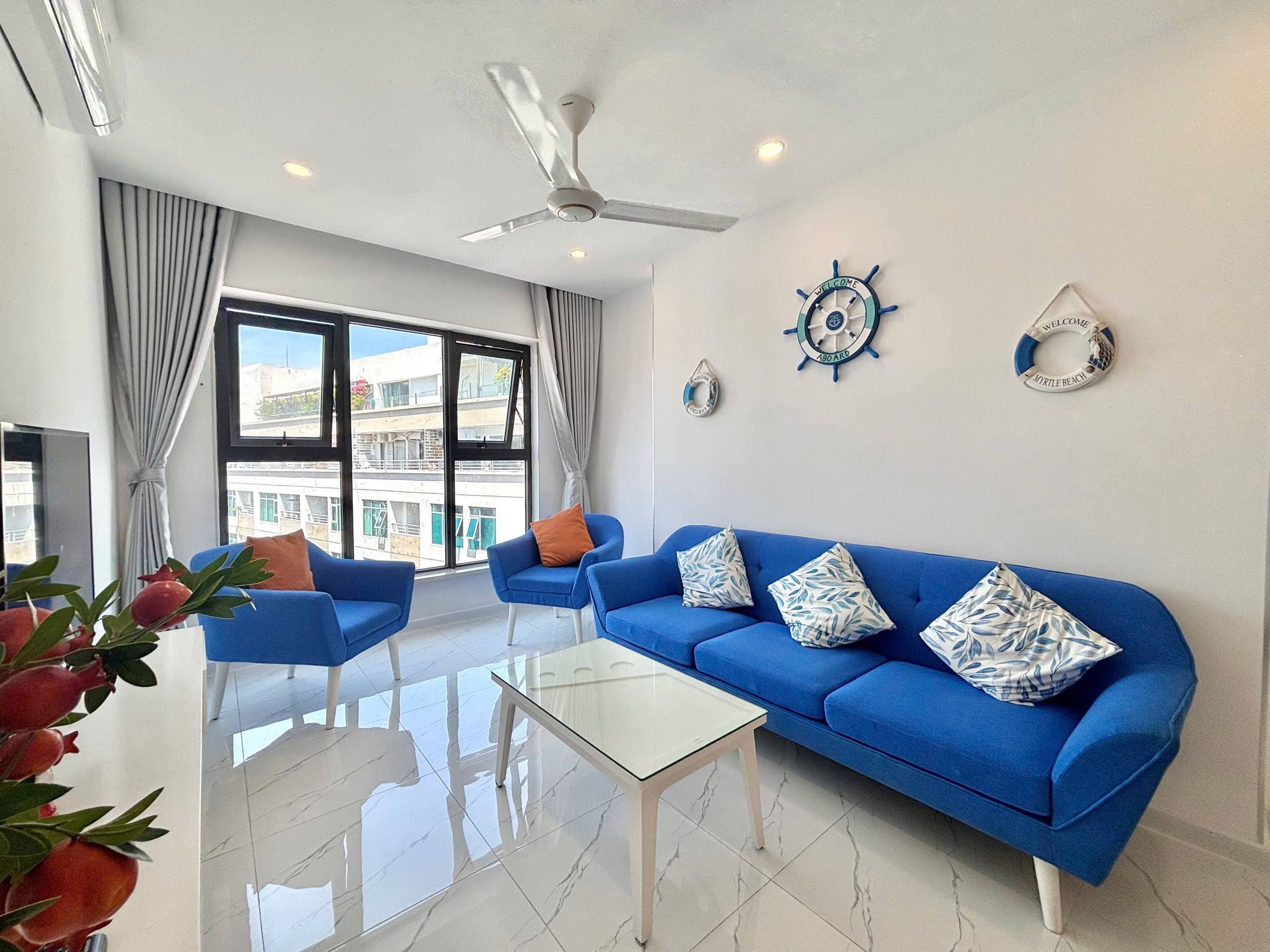 Căn hộ 2 phòng ngủ cạnh biển tại Oceanus, phía bắc Nha Trang