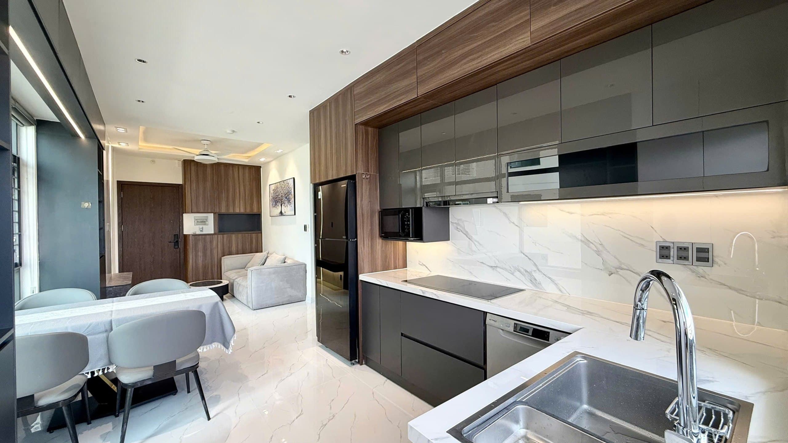 Cho thuê Căn hộ Vĩnh Phước, 80 m², 2PN