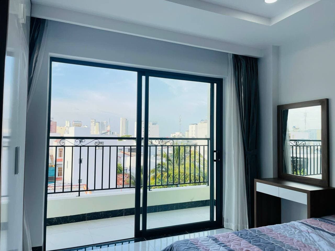 Phước Long 지역 발코니가 있는 45m² 스튜디오 아파트